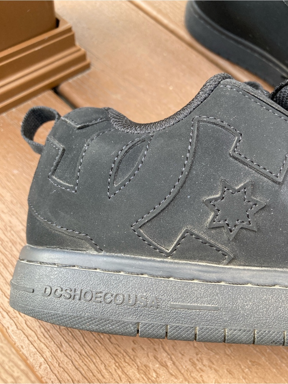 Men’s DC size 7.5 Court Graffik black monochrome skate shoes - Picture 10 of 10